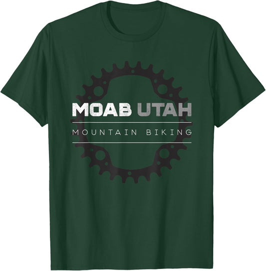 Moab Utah Mountain Biking MTB Shirt - Vintage MTB T Shirt T-Shirt - T-Shirt | Forest