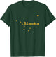 Alaska State Flag Astrology Big Dipper Polaris T-Shirt - T-Shirt | Forest