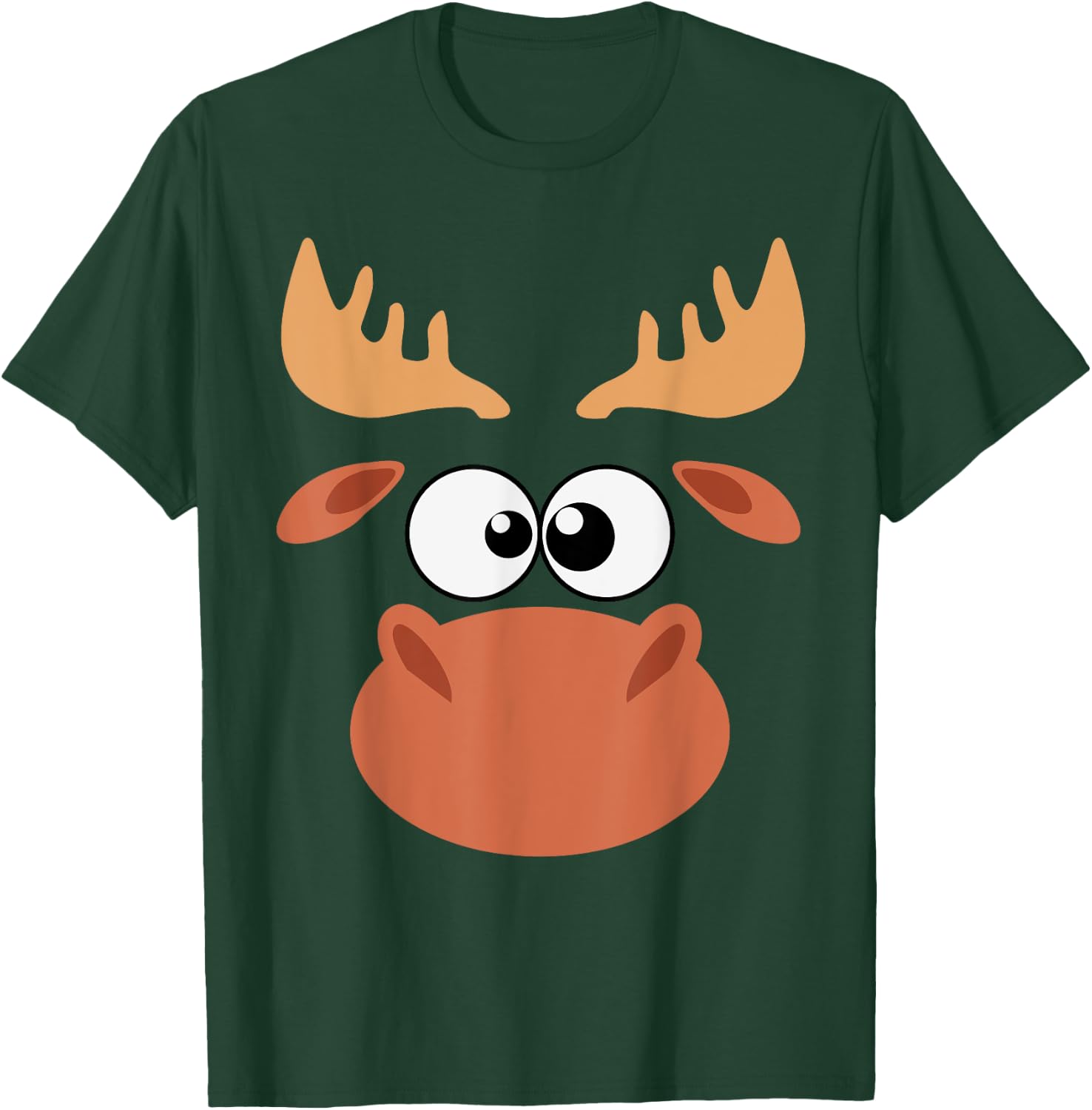Funny Moose Face Gift kids T-Shirt - T-Shirt | Forest