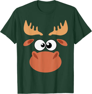 Funny Moose Face Gift kids T-Shirt - T-Shirt | Forest