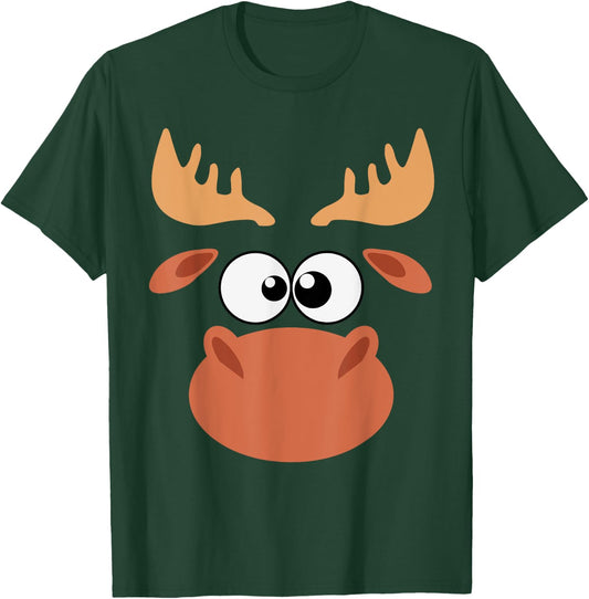 Funny Moose Face Gift kids T-Shirt - T-Shirt | Forest