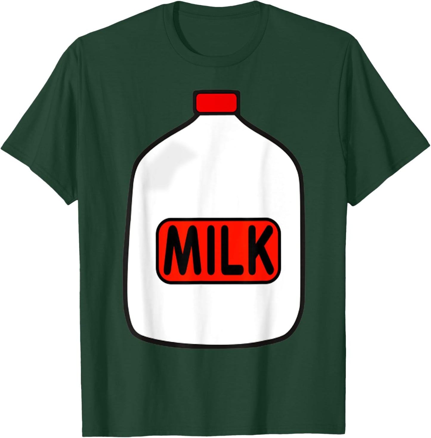 Gallon Of Milk Costume , Match With Cookie Costumes T-Shirt - T-Shirt | Forest