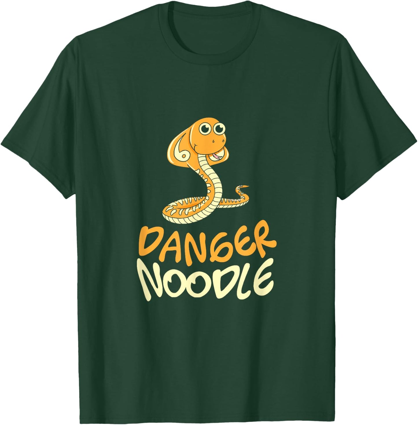 Danger Noodle Snake Funny Fake Animal Gift T Shirt T-Shirt - T-Shirt | Forest