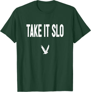Take it SLO with Eagle Cal Poly Relax Classic T-Shirt - T-Shirt | Forest