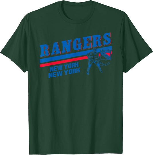 New York Rangers Player White Officially Licensed T-Shirt - T-Shirt | Forest