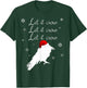 Christmas Crow Shirt - Let It Crow Winter Snowing Pun Shirt T-Shirt - T-Shirt | Forest