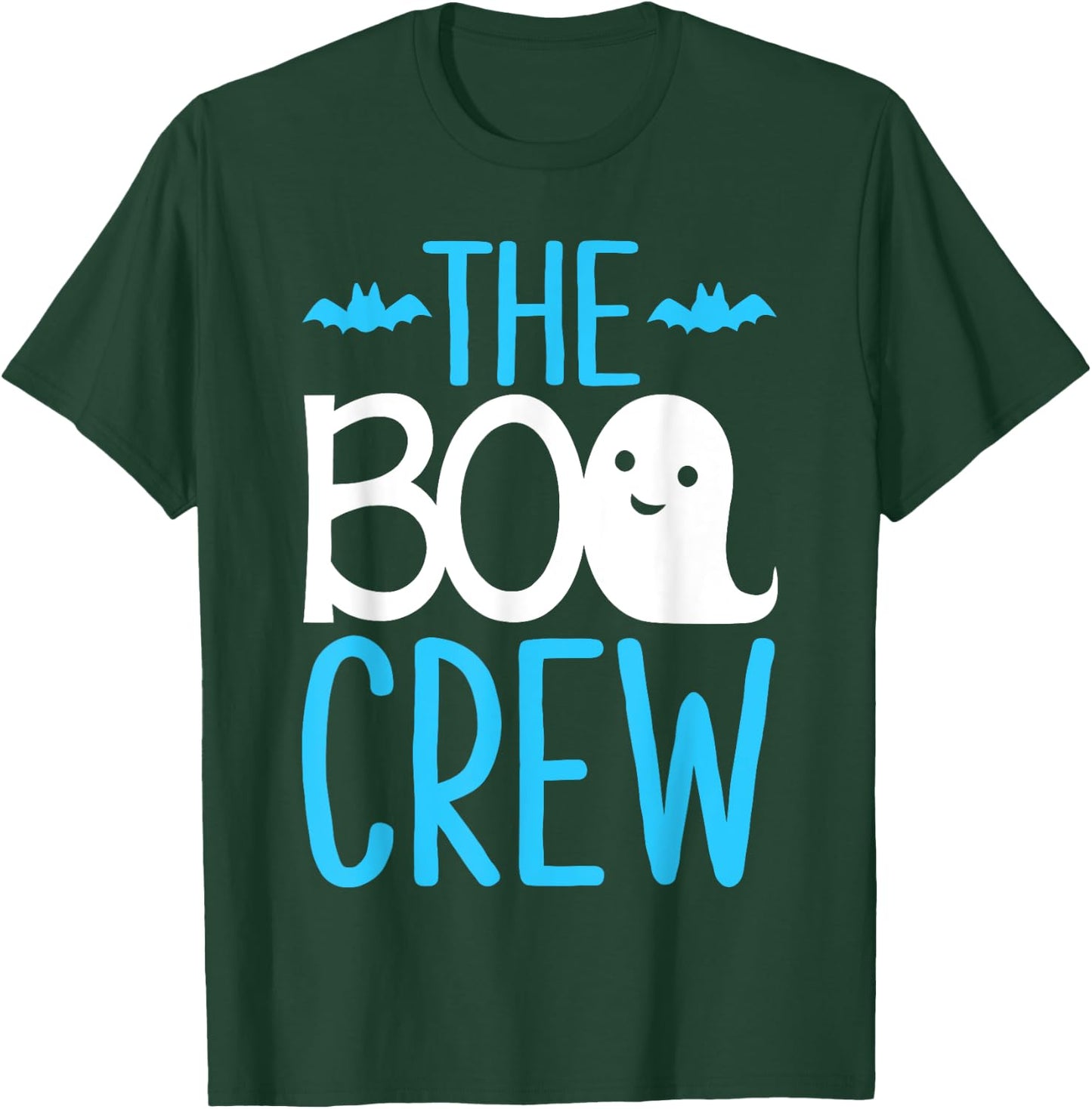 The Boo Crew Shirt Matching Halloween Blue T-Shirt - T-Shirt | Forest