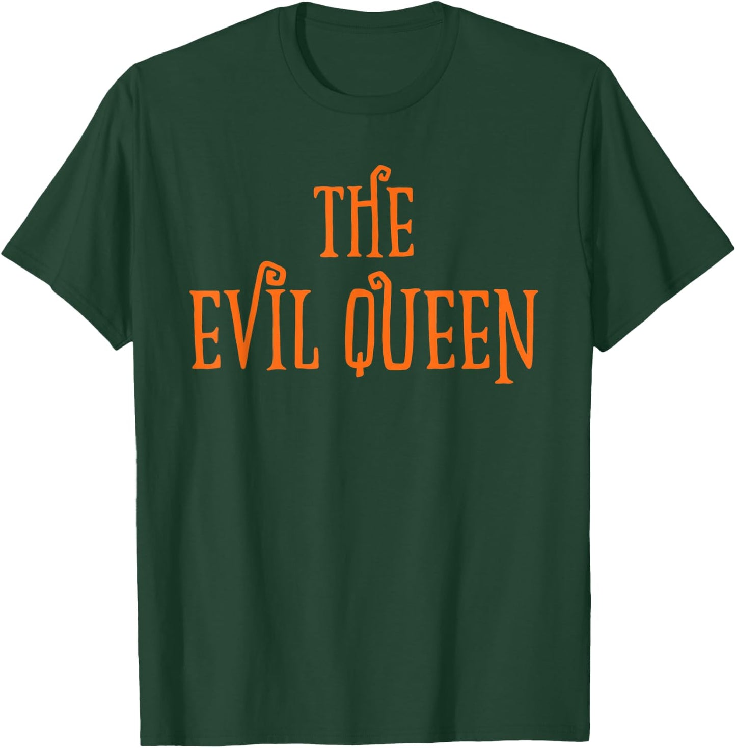 Evil Queen for Mom Matching Family Halloween Costume T-Shirt - T-Shirt | Forest