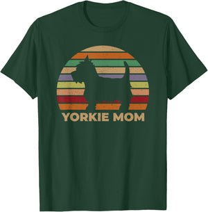 Yorkie Mom, Women, Girls, Yorkshire Terrier Dog Owner T-Shirt - T-Shirt | Forest