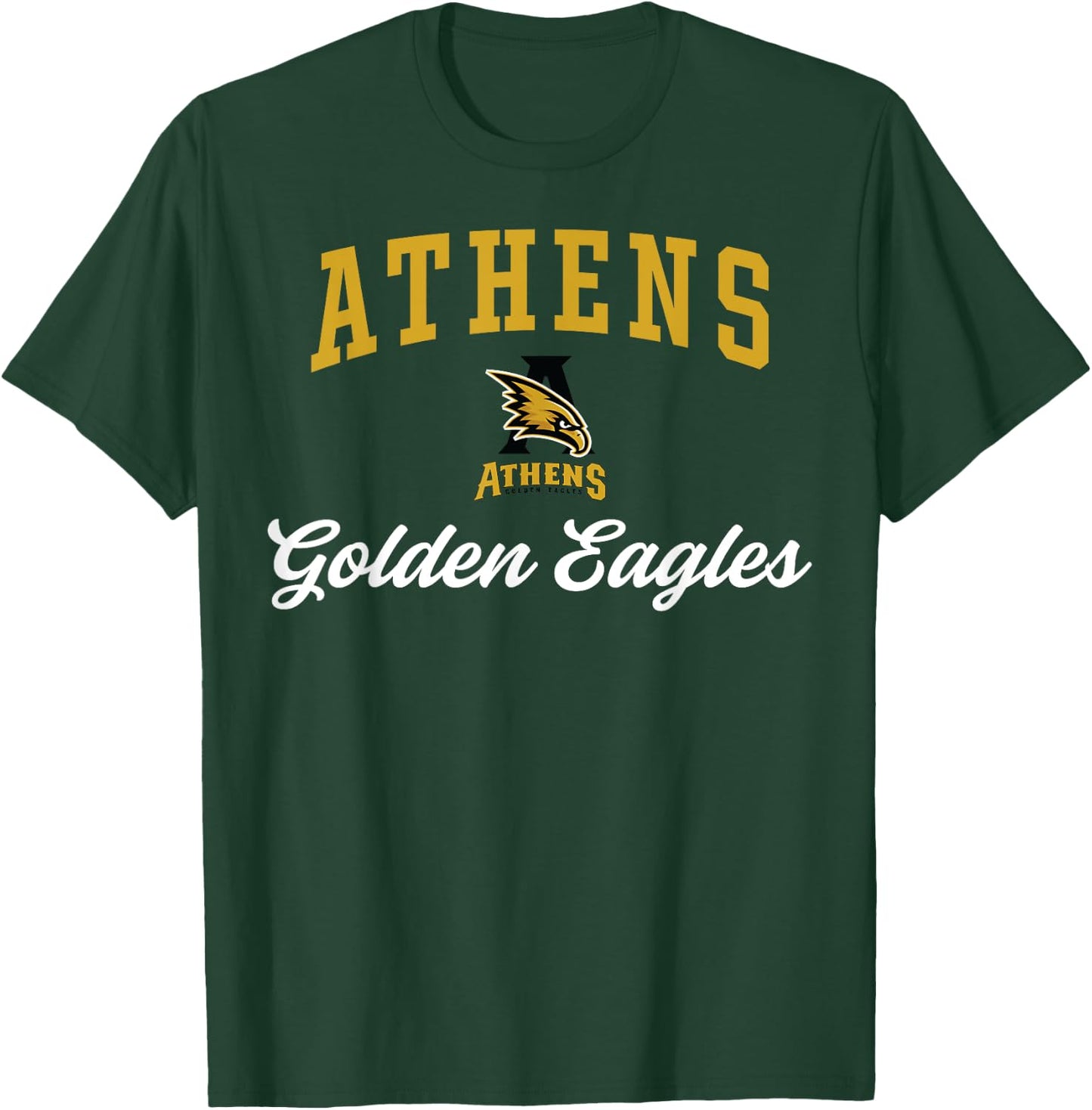Athens High School Golden Eagles C3 T-Shirt - T-Shirt | Forest