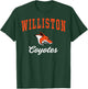 Williston High School Coyotes C3 T-Shirt - T-Shirt | Forest