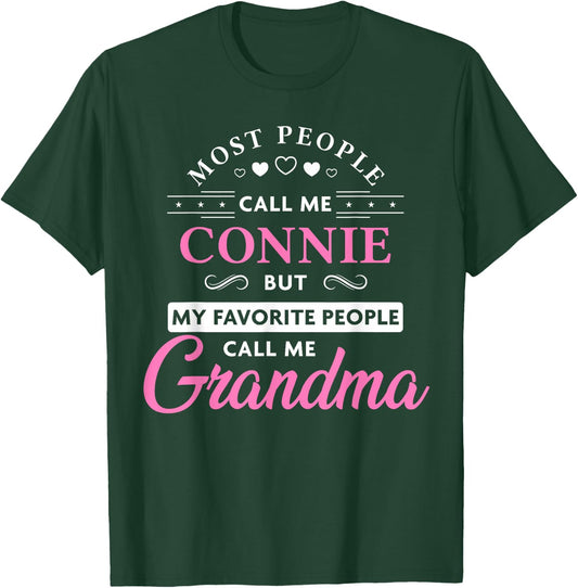 Connie Name Gift Personalized Grandma T-Shirt - T-Shirt | Forest