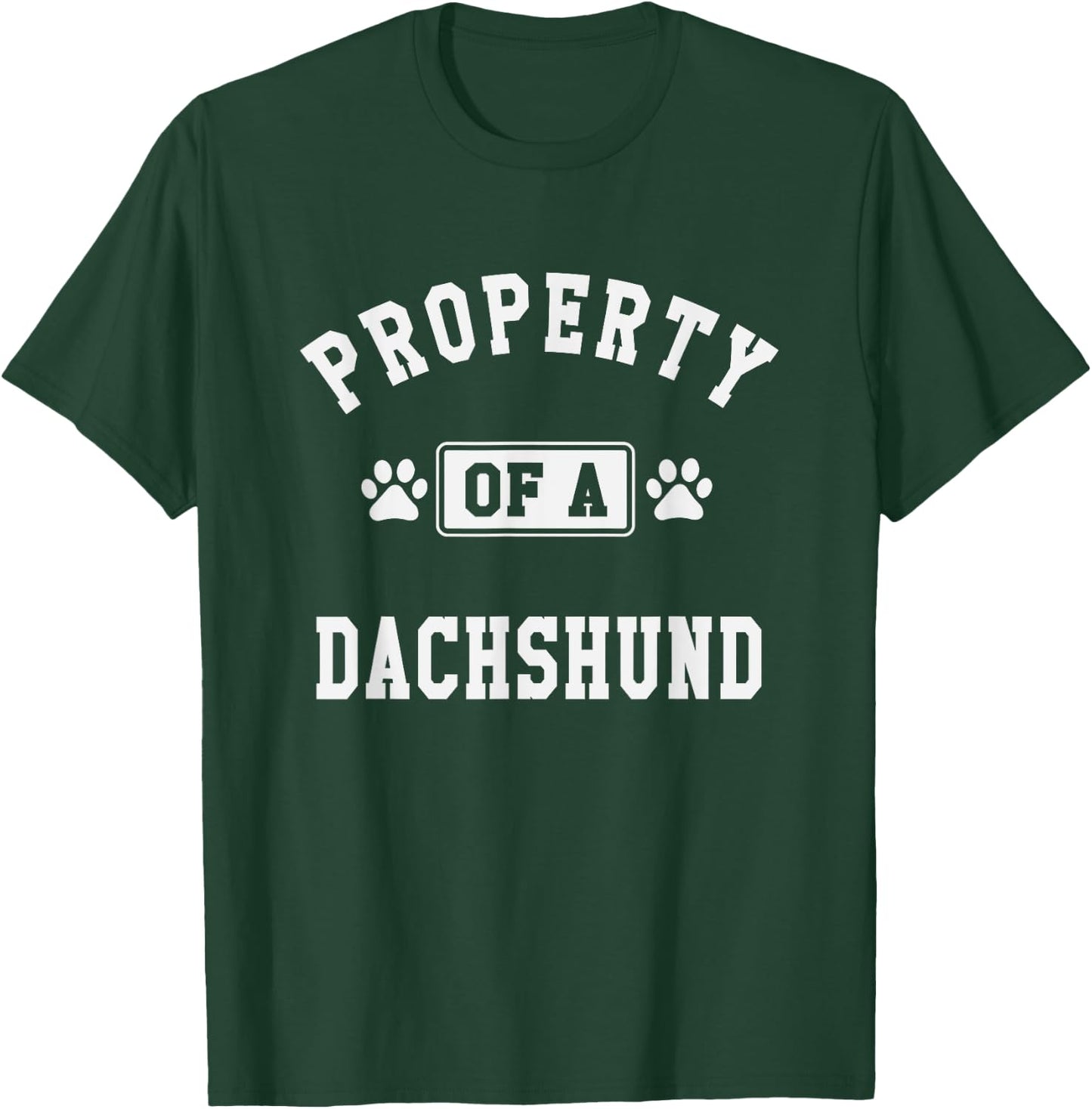 Property Of A Dachshund - Dachshund Lover Shirt Gift T-Shirt - T-Shirt | Forest