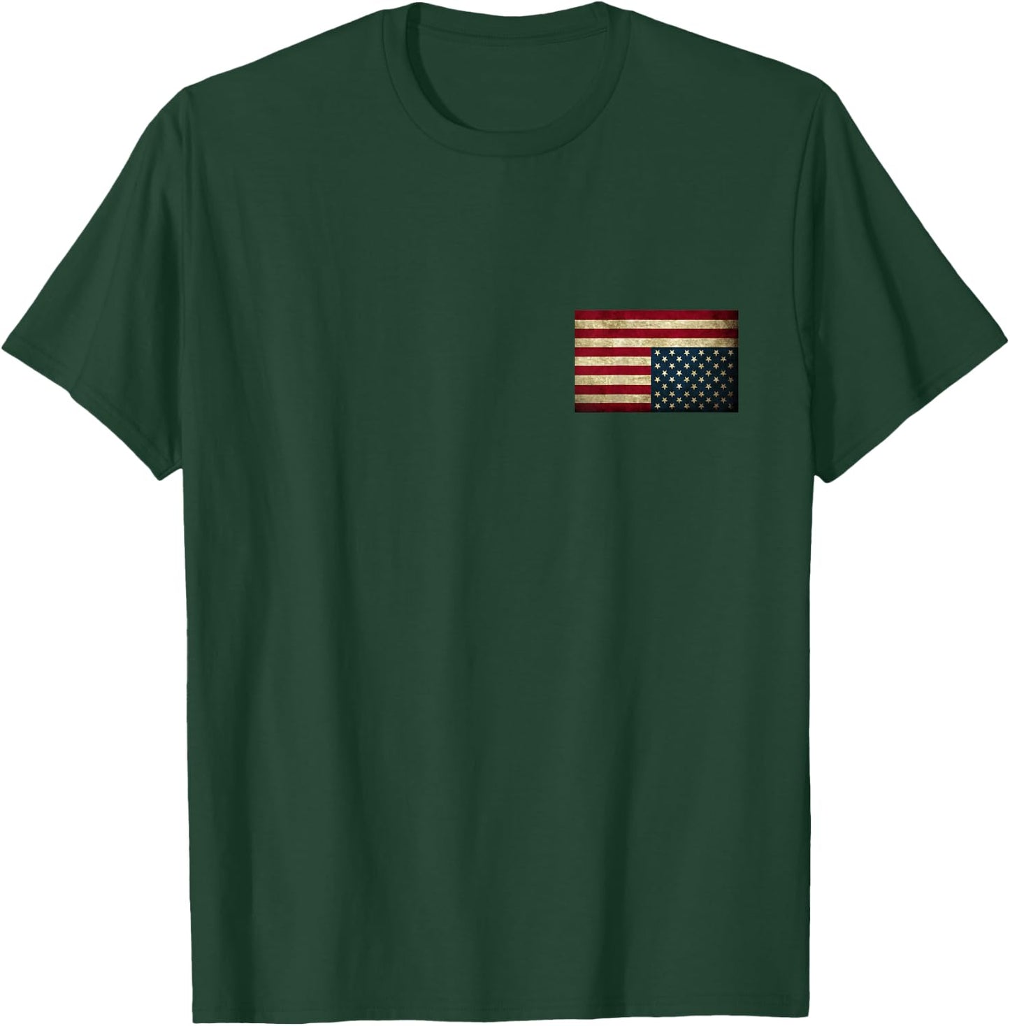 Distressed Upside Down American Flag Shirt For Protests T-Shirt - T-Shirt | Forest