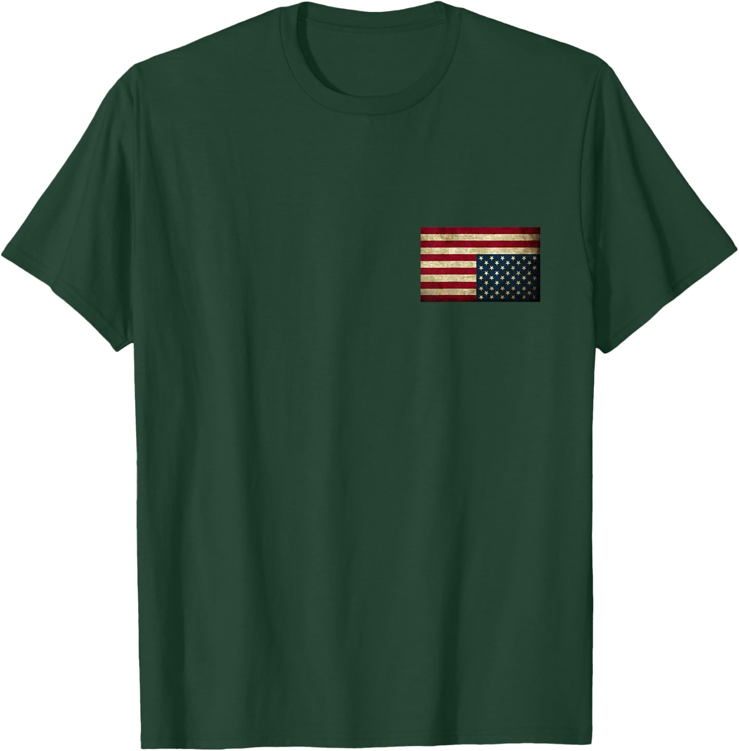 Distressed Upside Down American Flag Shirt For Protests T-Shirt - T-Shirt | Forest
