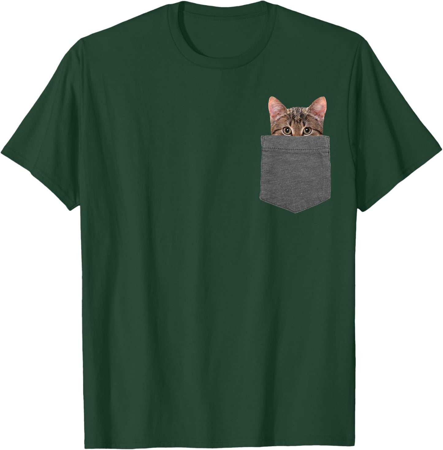 Kitty in Your Pocket Cat Shirt Women Kids T-Shirt - T-Shirt | Forest