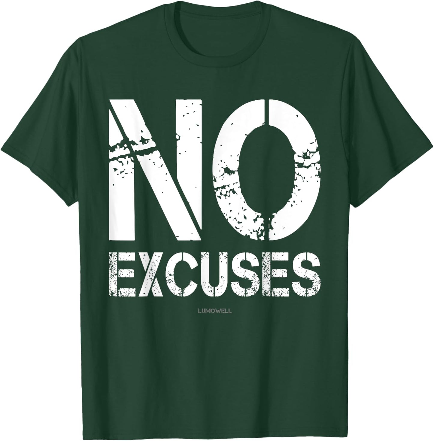 Bodybuilding Motivation Shirts: No Excuses Gym T-Shirt - T-Shirt | Forest