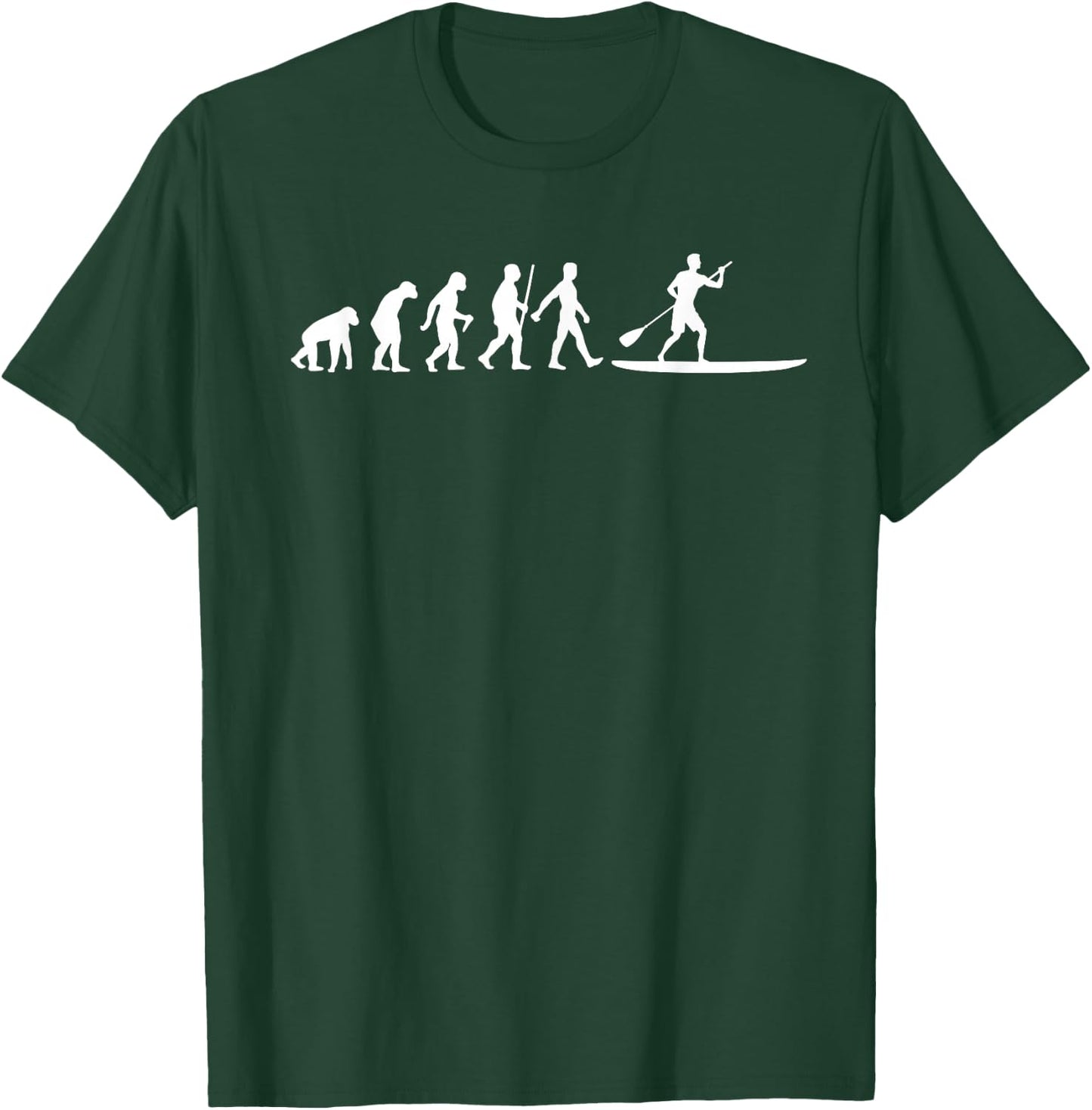 Paddleboarding Art Women SUP Stand Up Paddle Board T-Shirt - T-Shirt | Forest