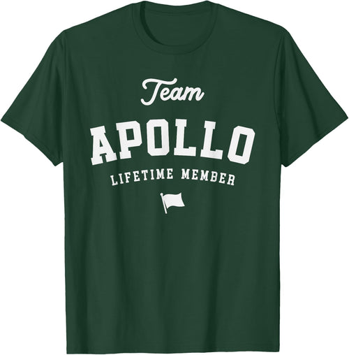 Team Apollo Lifetime Member Funny Name Apollo