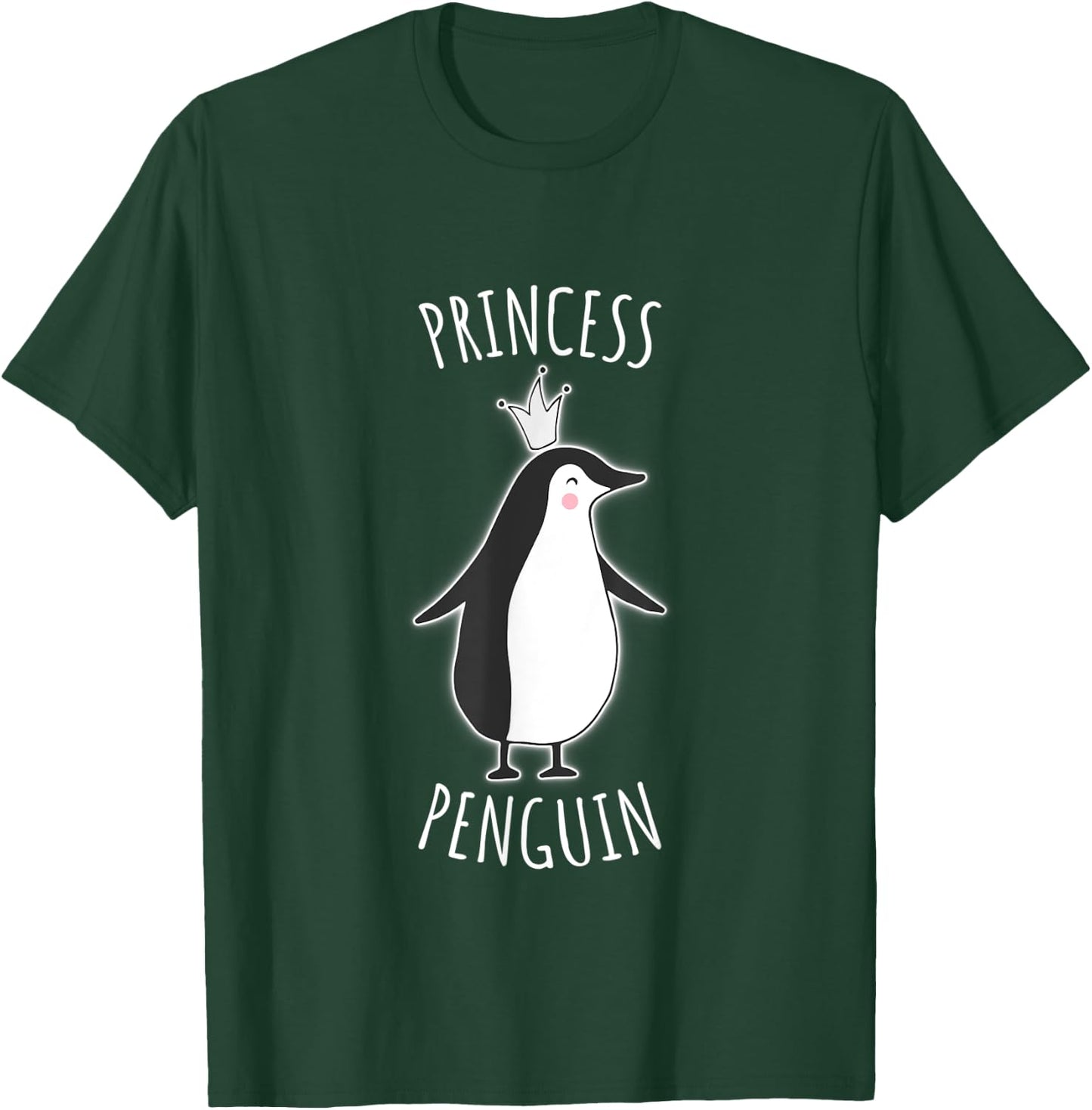 Cute Penguin Princess T Shirt Gift Boys Girls Kids T-Shirt - T-Shirt | Forest