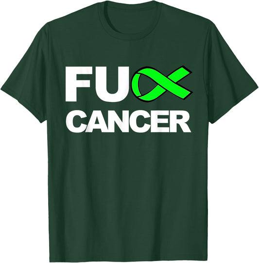 Fuck Cancer Lymphoma Awareness Shirt | Lymphoma Awareness T T-Shirt - T-Shirt | Forest