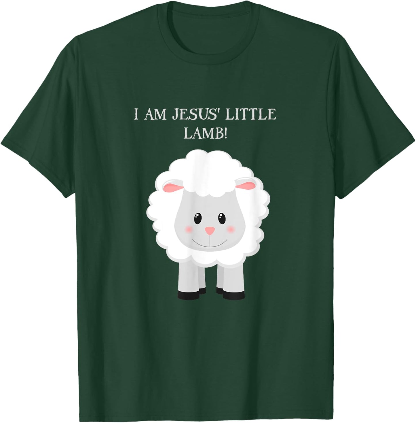 I Am Jesus' Little Lamb with sheep T-Shirt - T-Shirt | Forest
