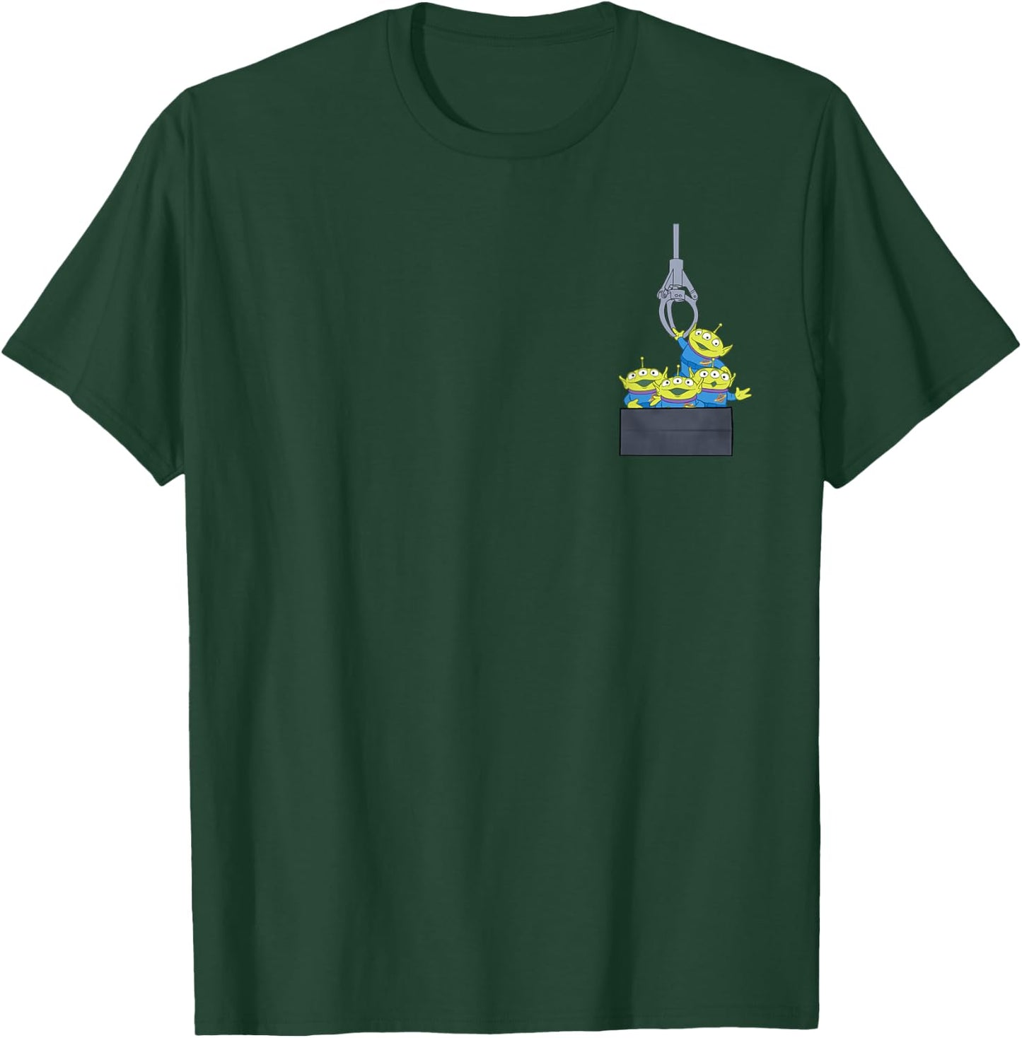 Disney Pixar Toy Story Aliens Claw Machine Pocket T-Shirt - T-Shirt | Forest