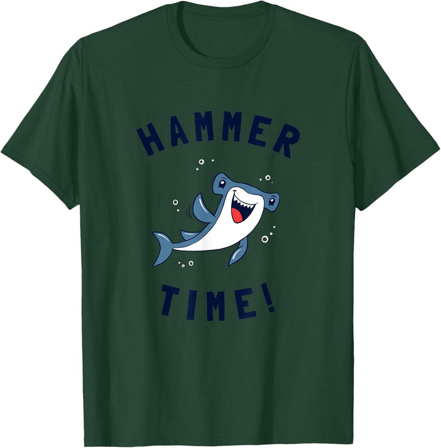 Hammer Time - Hammerhead Shark Funny Pun T-Shirt - T-Shirt | Forest