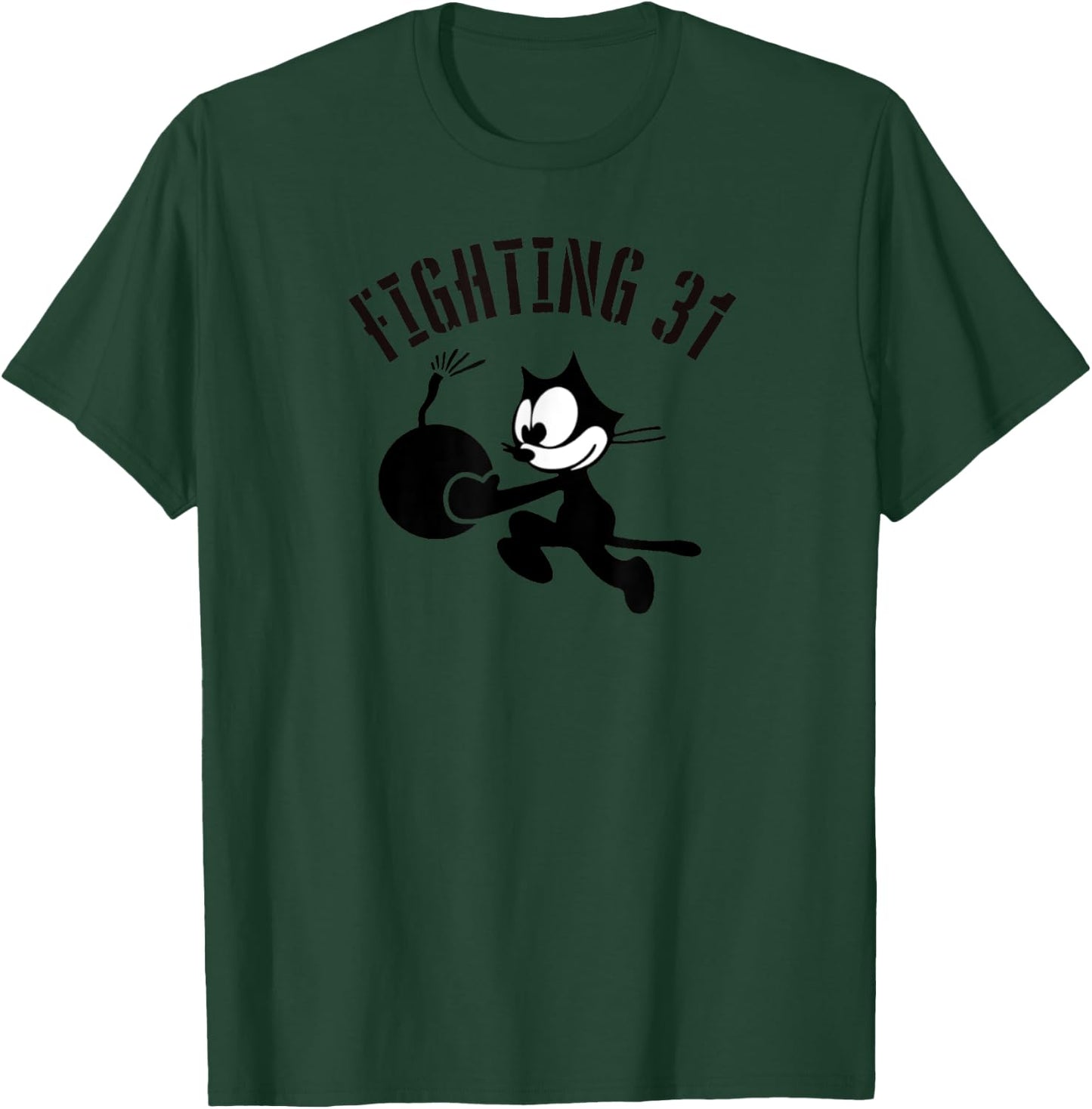 WW2 VFA-31 Tomcatters Squadron Gift Patch T-Shirt - T-Shirt | Forest