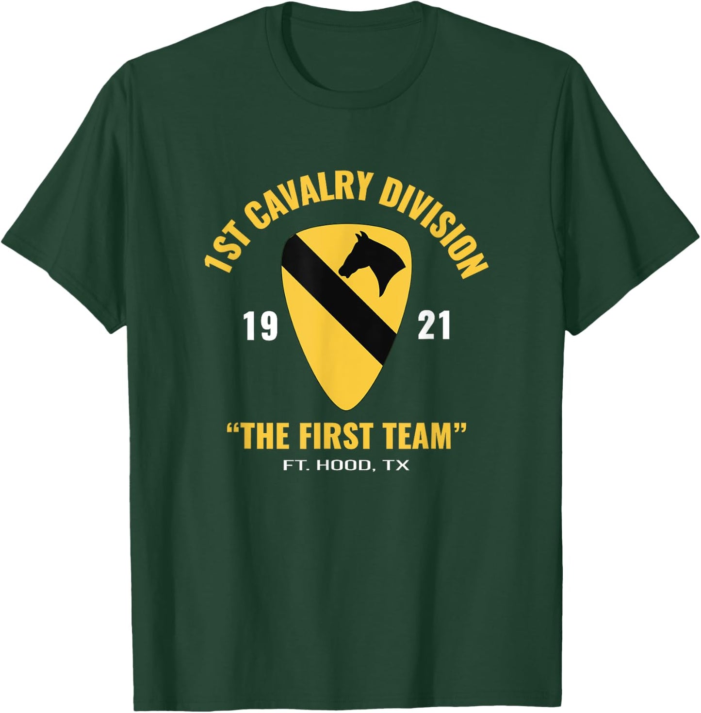 1st Cavalry Scouts The First Team T Shirt T-Shirt - T-Shirt | Forest