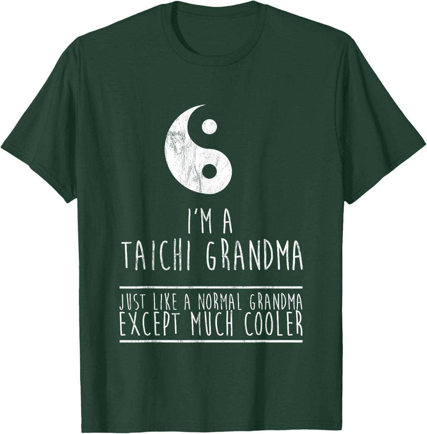 Funny Taichi Grandma Christmas Gift Grandma T-Shirt - T-Shirt | Forest