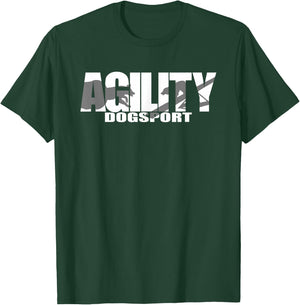 AGILITY dog sport dogsport gift Shirt T-Shirt - T-Shirt | Forest