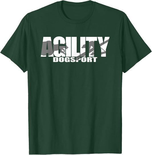 AGILITY dog sport dogsport gift Shirt T-Shirt - T-Shirt | Forest