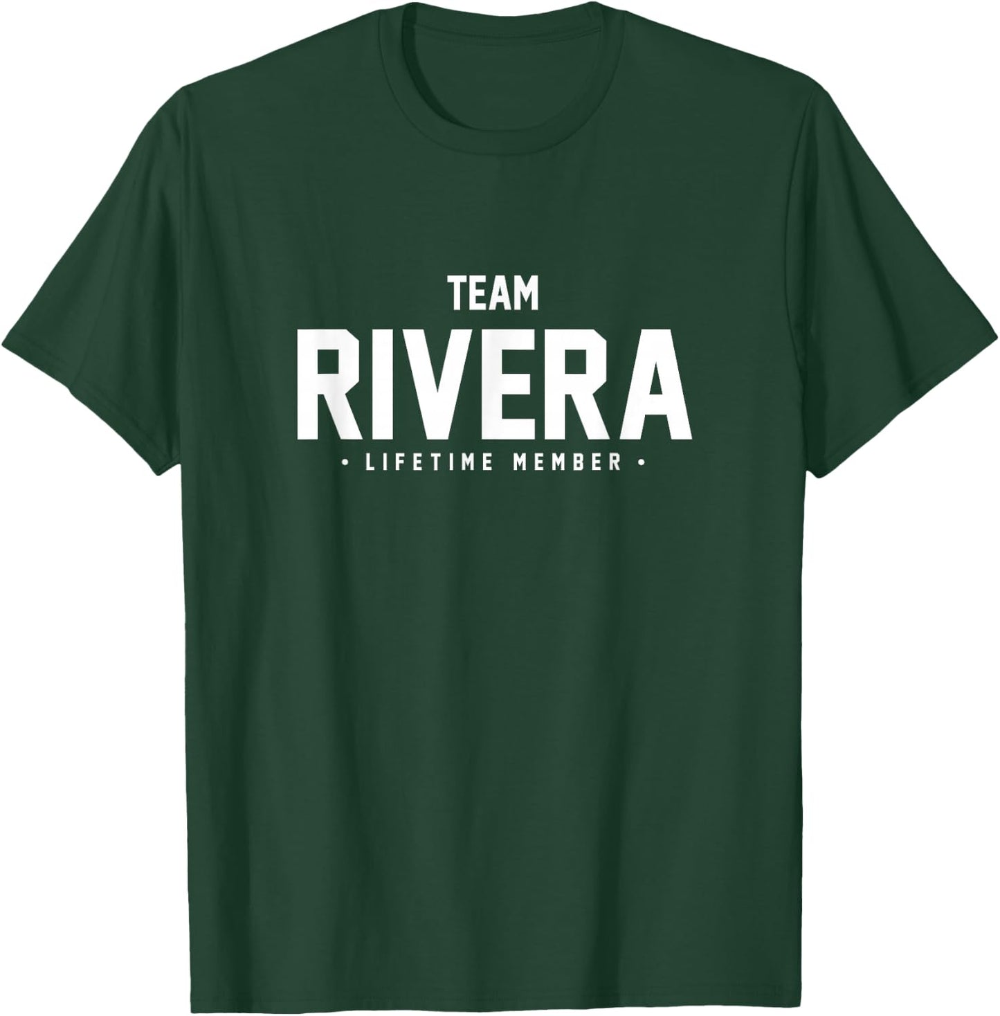 Team Rivera Shirt Cute Matching Family Reunion Gift T-Shirt - T-Shirt | Forest