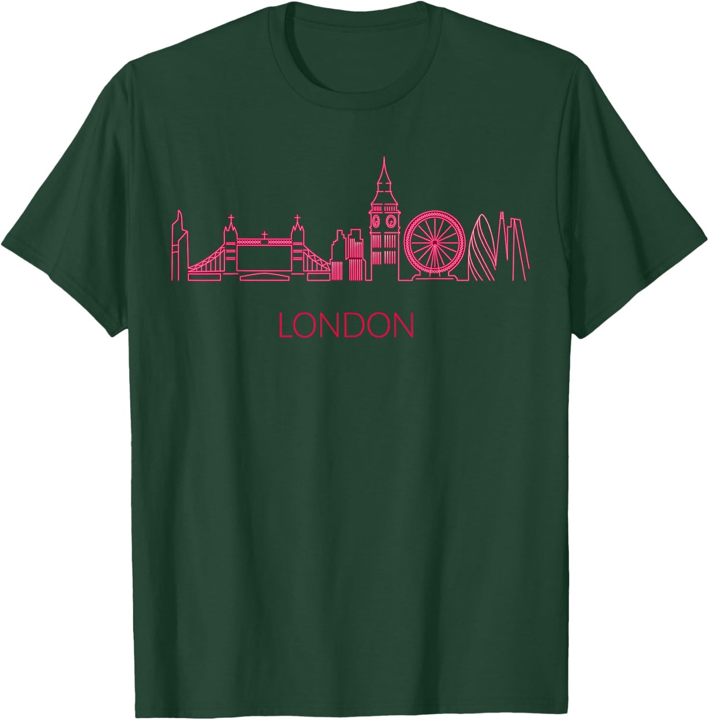 UK England London | Great Britain Tourist Souvenir T-Shirt - T-Shirt | Forest