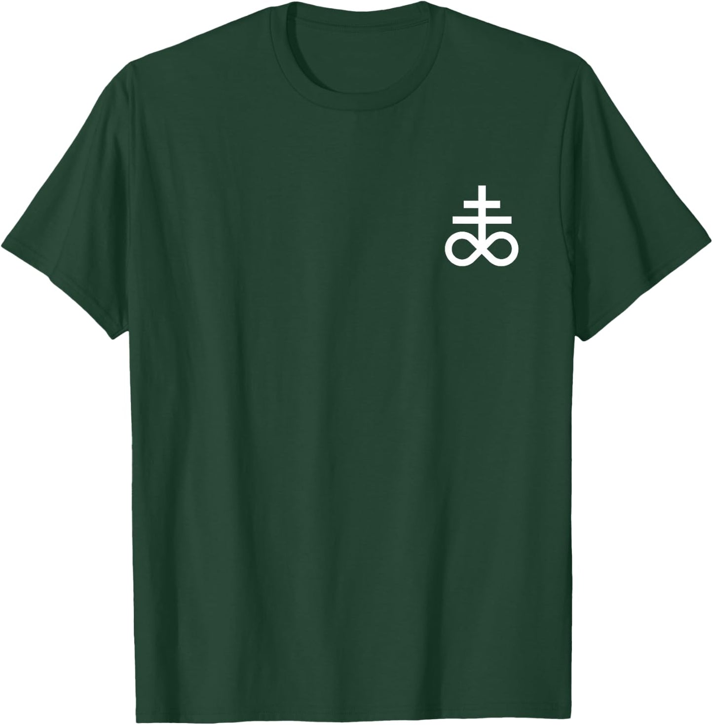 Leviathan / Satanic Cross Occult T-Shirt - T-Shirt | Forest
