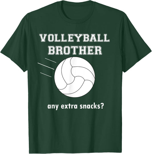 Funny Volleyball for Brother of Player T-Shirt - T-Shirt | Forest
