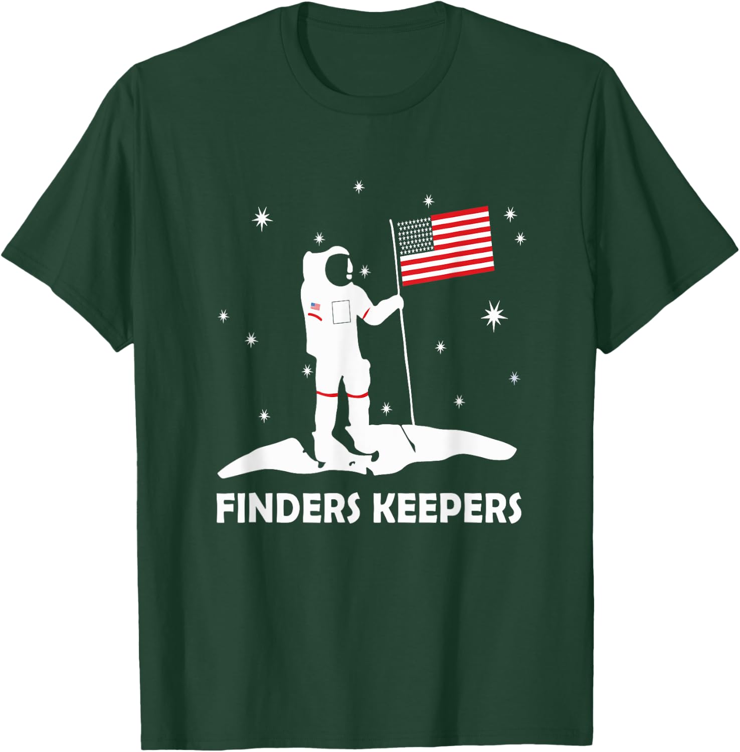 Finders Keepers Man Walking on Moon T-Shirt - T-Shirt | Forest