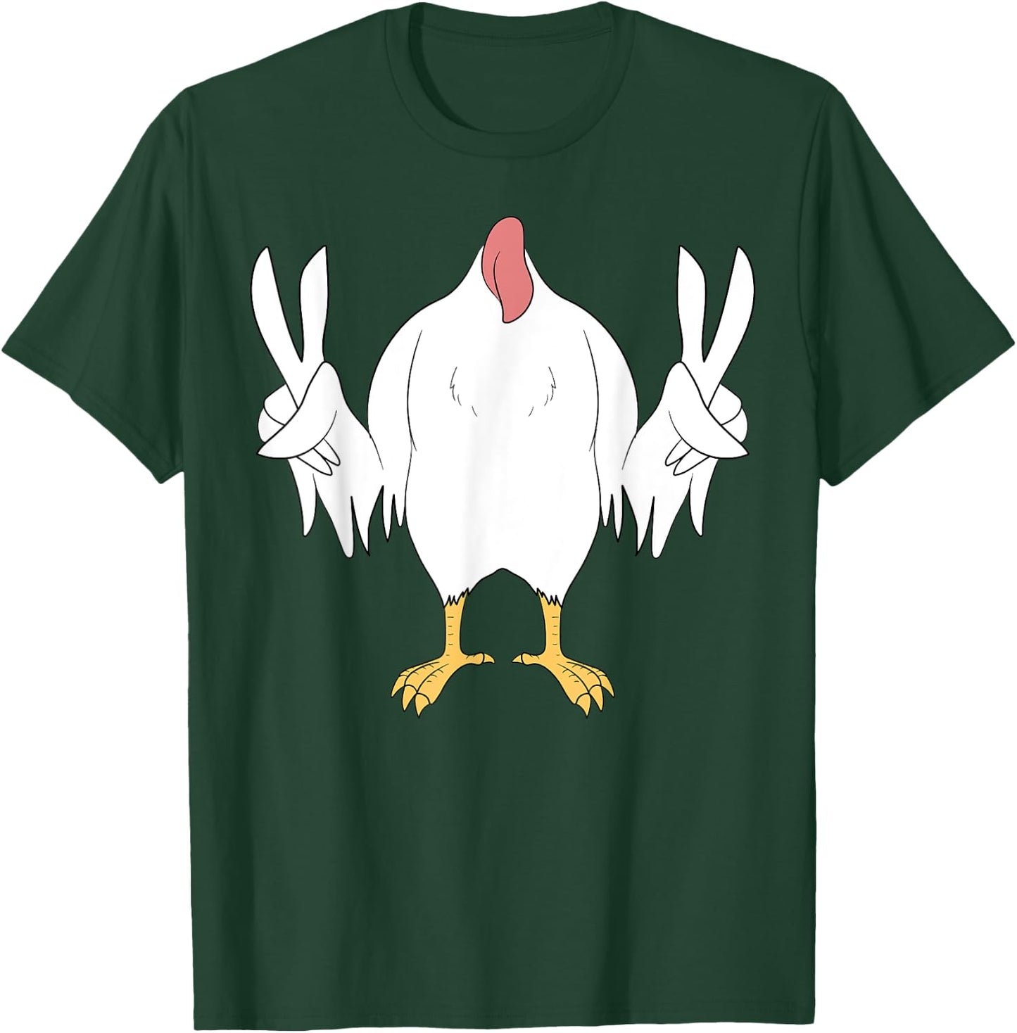 Chicken Body Costume Easy Halloween Costume Gift Funny T-Shirt - T-Shirt | Forest
