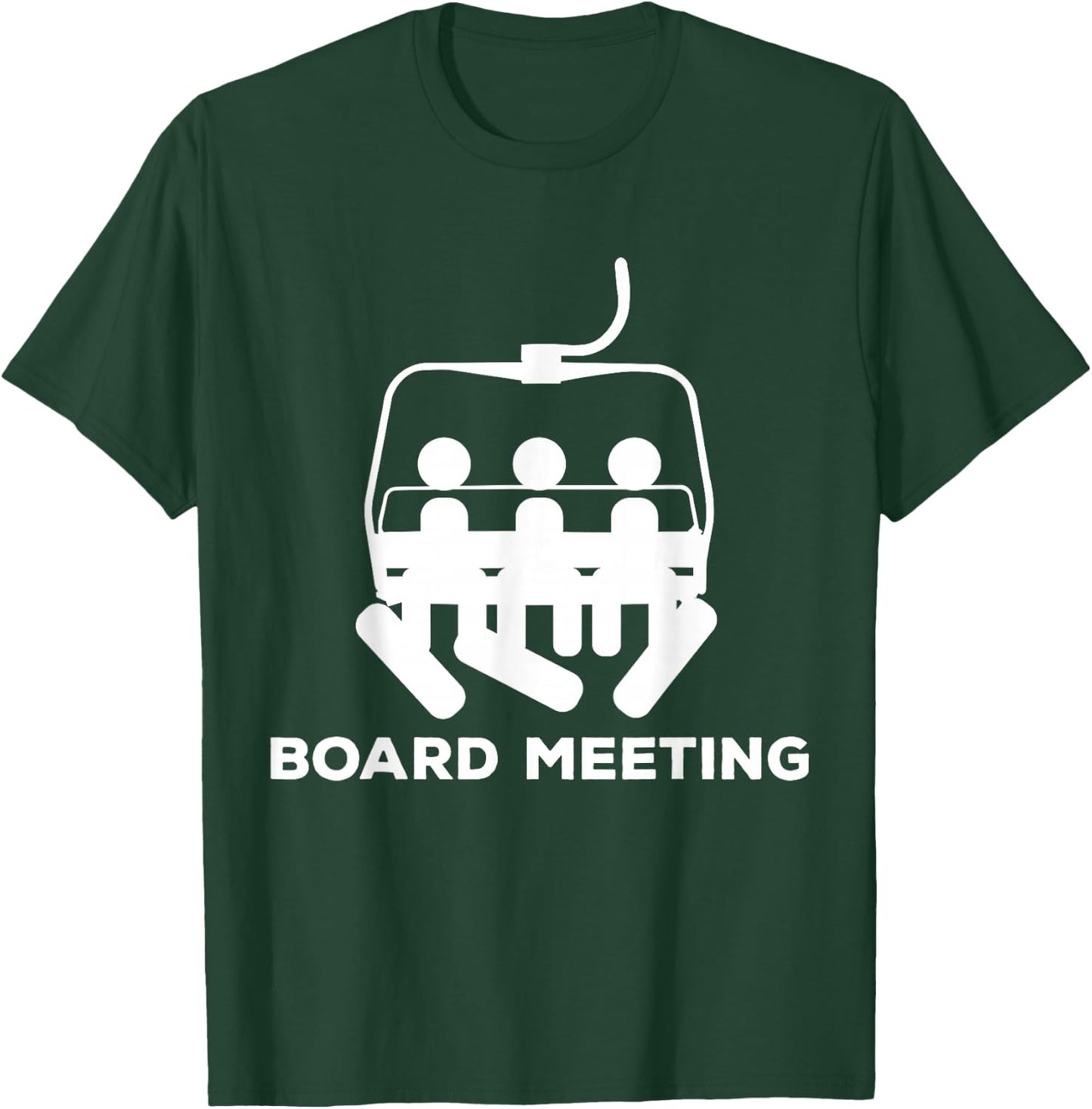 Snowboard Meeting Gift - Snowboarding Holiday Skiing T-Shirt - T-Shirt | Forest