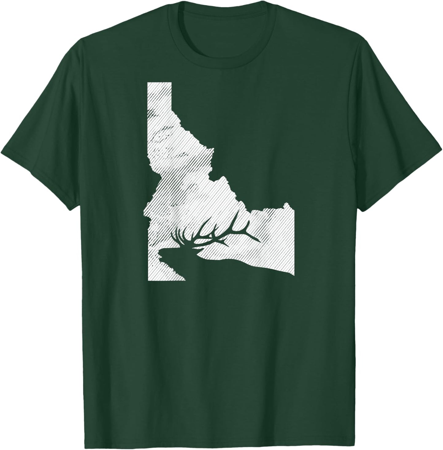 Idaho Elk Hunting (Print on Back) T-Shirt - T-Shirt | Forest