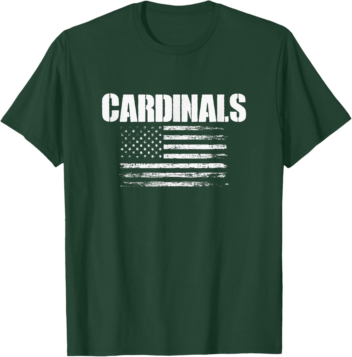 Bloomingdale Cardinals USA Flag Pride T-Shirt - T-Shirt | Forest
