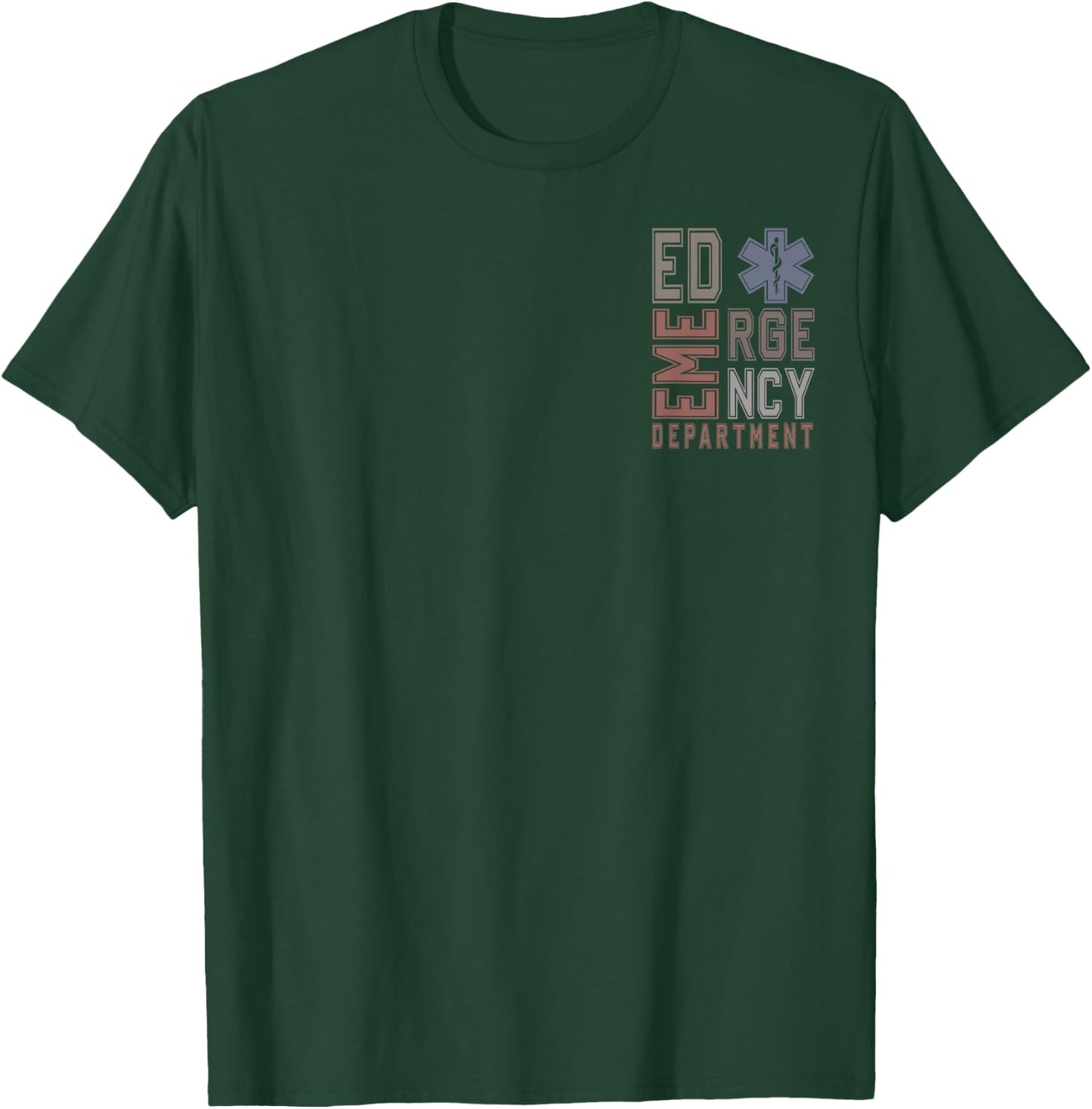 Emergency Department Emergency Room Healthcare T-Shirt - T-Shirt | Forest