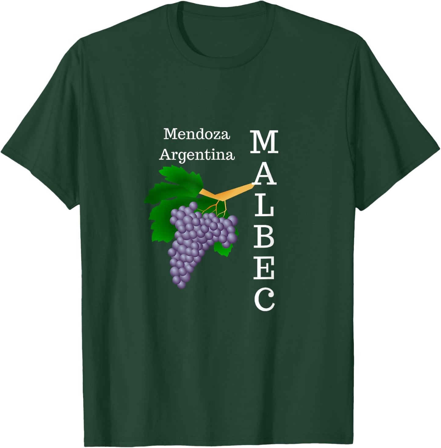 Malbec Wine Lover Mendoza Argentina T-Shirt - T-Shirt | Forest