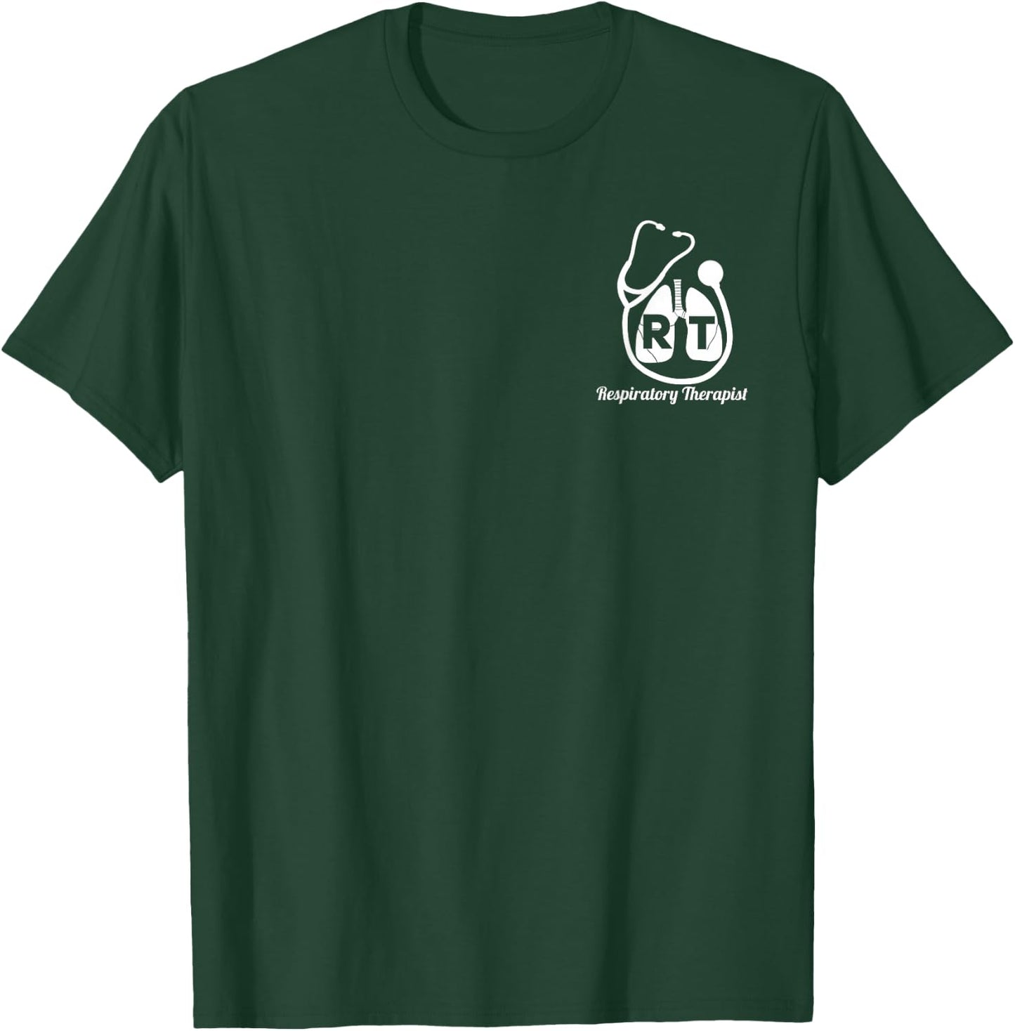 Respiratory Therapist RT Care Week Pocket Design T-Shirt - T-Shirt | Forest