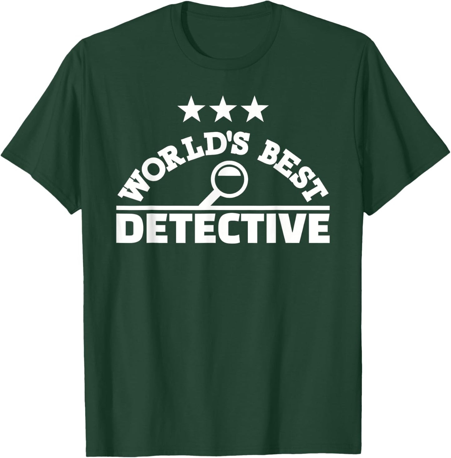 World's best detective T-Shirt - T-Shirt | Forest