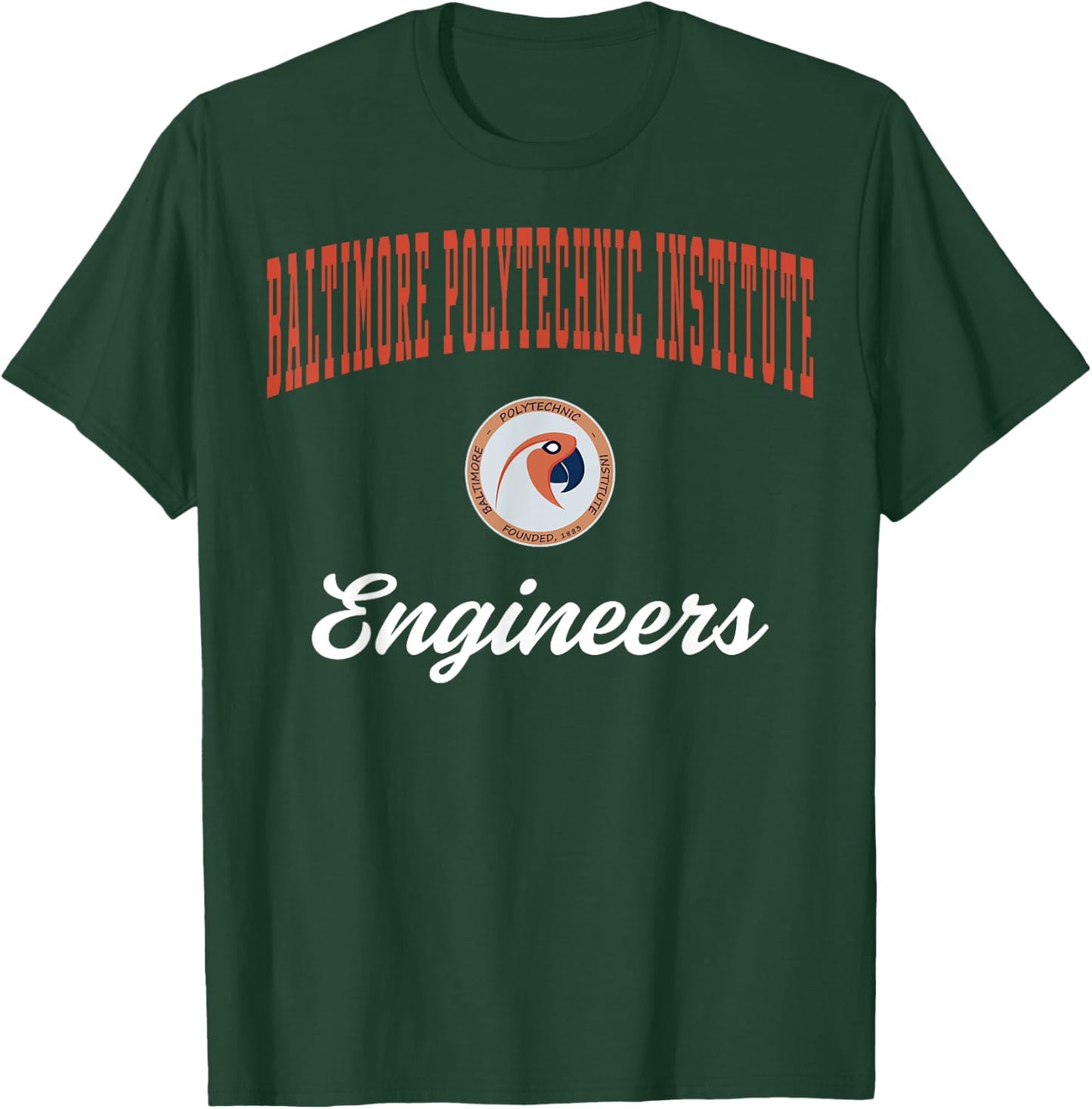 Baltimore Polytechnic Institute Engineers C3 T-Shirt - T-Shirt | Forest