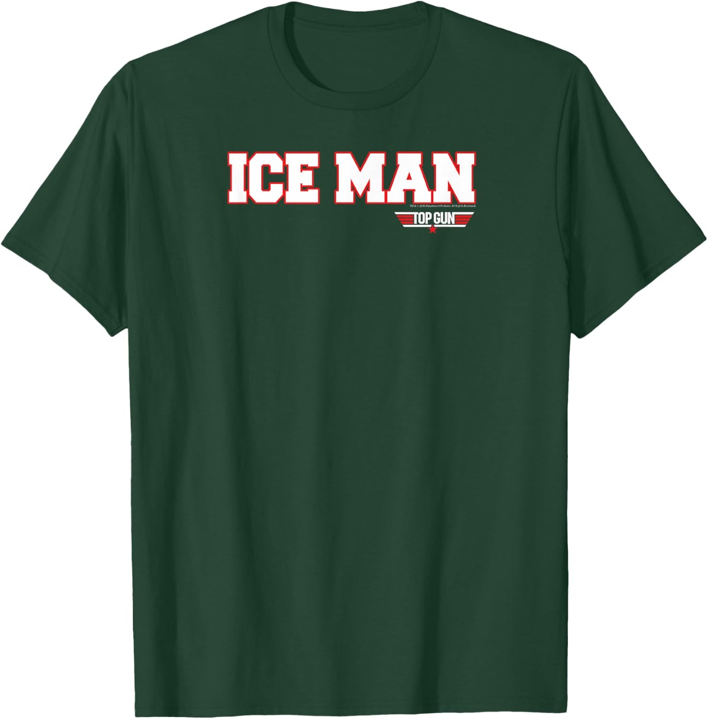 Top Gun Ice Man Name and Graphic Action Movie T-Shirt - T-Shirt | Forest