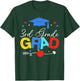 3rd Grade Grad 2024 Gifts Boys Girls Graduation Cap, Gown T-Shirt - T-Shirt | Forest