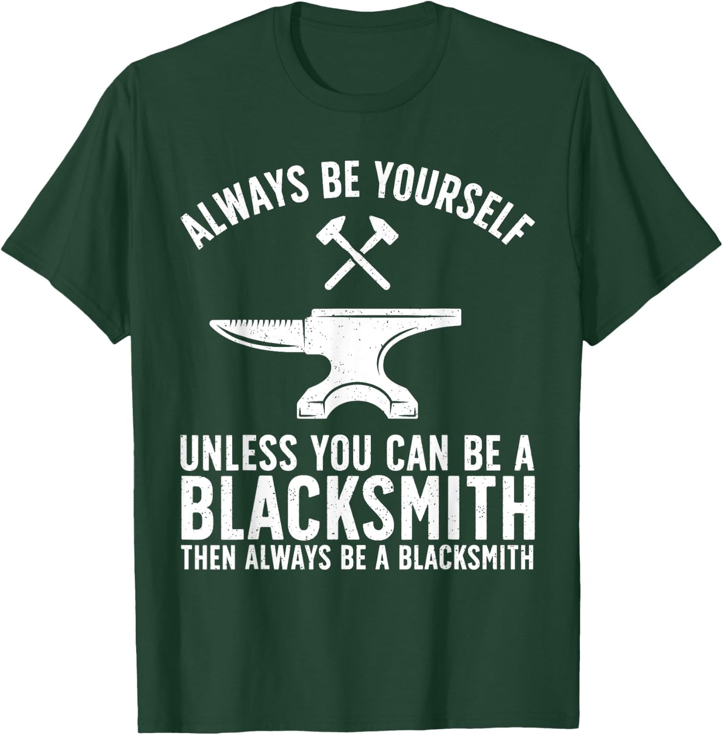 Cool Blacksmith Art Blacksmithing Forging Blacksmith T-Shirt - T-Shirt | Forest